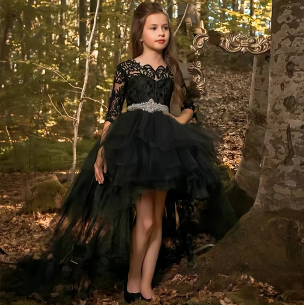 Черные кружевные аппликации, платья с цветочным узором для девочек на свадебные пышные платья
Черные кружевные аппликации, платья с цветочным узором для девочек на свадебные пышные платья