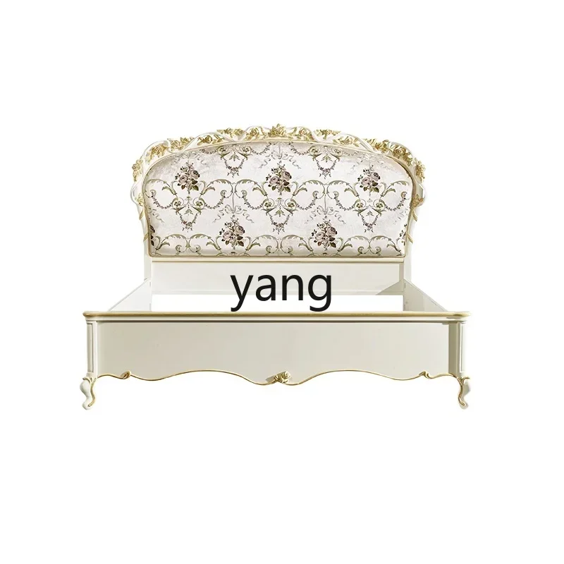 LTT French court retro embroidered solid wood bed European carved master bedroom double wedding bed
LTT French court retro embroidered solid wood bed European carved master bedroom double wedding bed