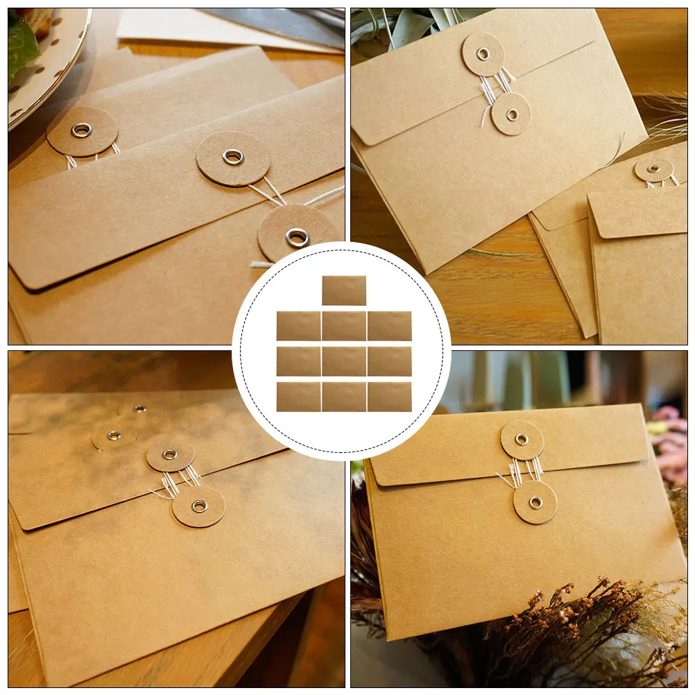 10pcs Kraft Paper Envelope Documents Bag Card Storage Brown Handles Project Pocket Retro Style Thickened Elegant Gift
10pcs Kraft Paper Envelope Documents Bag Card Storage Brown Handles Project Pocket Retro Style Thickened Elegant Gift