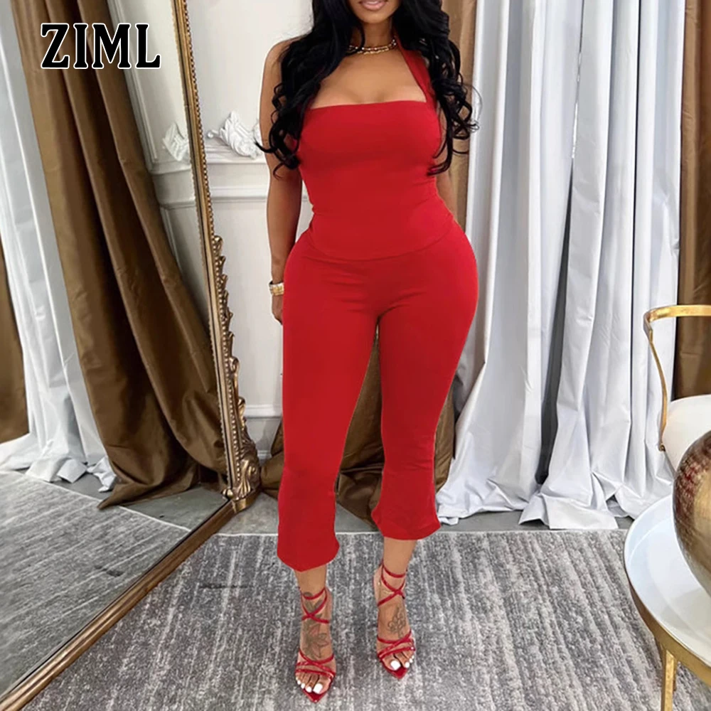 ZIML однотонные утягивающие комплекты из двух предметов для женщин, короткие топы без рукавов с квадратным воротником, шикарные длинные брюки, шикарный комплект, женский новый
ZIML однотонные утягивающие комплекты из двух предметов для женщин, короткие топы без рукавов с квадратным воротником, шикарные длинные брюки, шикарный комплект, женский новый