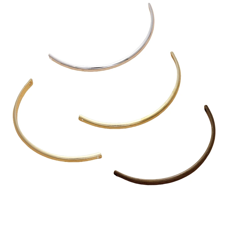 BoYuTe (50 Pieces/lot) 48mm Metal Brass Semicircle with 2 Holes Handmade Materials DIY Jewelry Accessoreis
BoYuTe (50 Pieces/lot) 48mm Metal Brass Semicircle with 2 Holes Handmade Materials DIY Jewelry Accessoreis