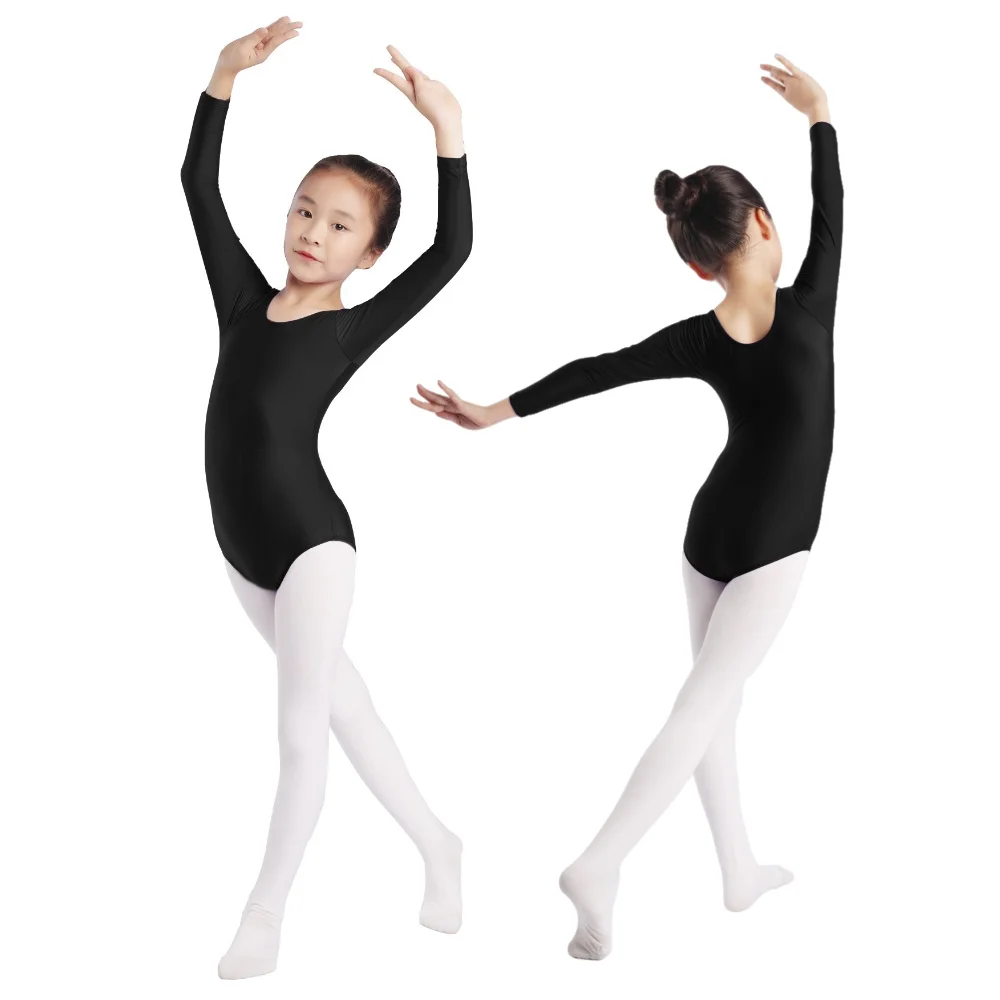 Kids Girls Ballet Dance Leotard Dress Long Sleeves Round Neck High Cut Legs Solid Bodysuit for Dancing Costumes
Kids Girls Ballet Dance Leotard Dress Long Sleeves Round Neck High Cut Legs Solid Bodysuit for Dancing Costumes