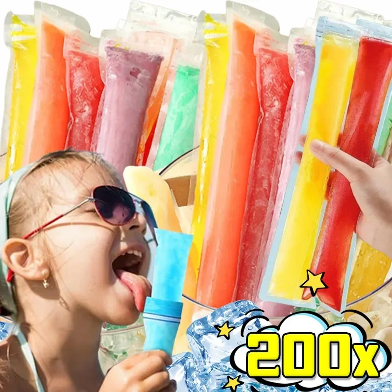 Disposable Ice Cream Bag Transparent Popsicle Bags Juice Yogurt Chocolate Ice Pops DIY Kitchen Accessories Summer Ice Lolly Bag
Disposable Ice Cream Bag Transparent Popsicle Bags Juice Yogurt Chocolate Ice Pops DIY Kitchen Accessories Summer Ice Lolly Bag