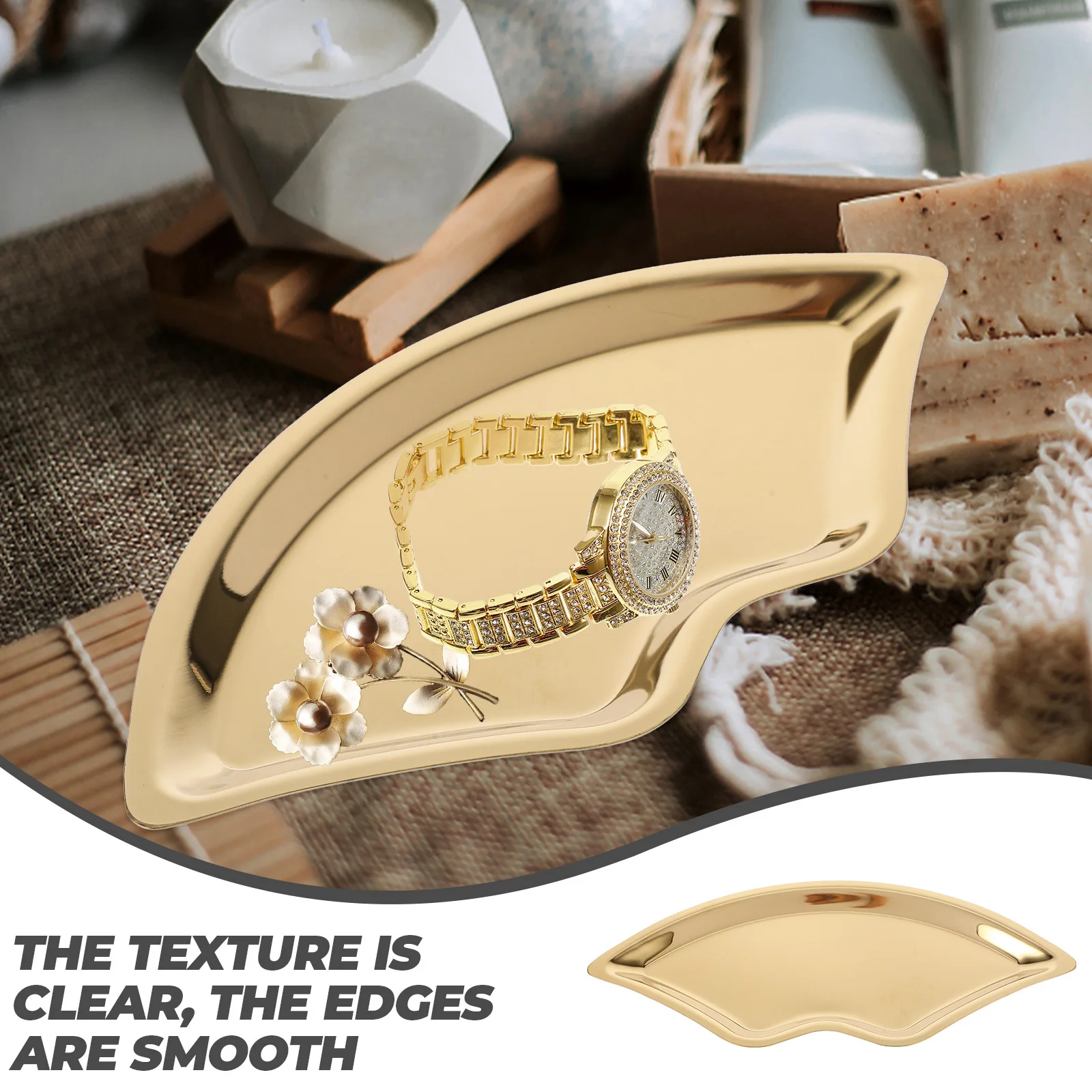 Lip Shaped Stainless Steel Jewelry Tray Organizer For Ring Earring Storage Desktop Decoration Trinket Dish
Lip Shaped Stainless Steel Jewelry Tray Organizer For Ring Earring Storage Desktop Decoration Trinket Dish