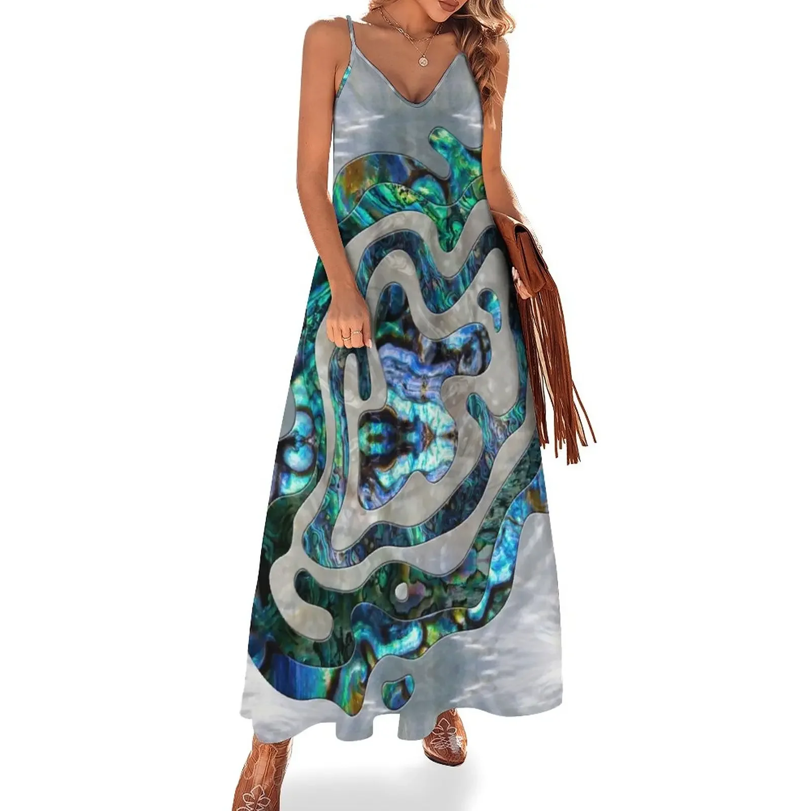 Abstract RippleAbalone and Mother of pearl Sleeveless Dress dresses for womens 2025 dresses for woman 2025 Clothing
Abstract RippleAbalone and Mother of pearl Sleeveless Dress dresses for womens 2025 dresses for woman 2025 Clothing