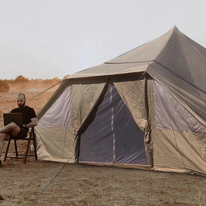 Outdoor Cotton Canvas Camping Hotel Glamping Luxury Touareg Bell Trade Show Tent
Outdoor Cotton Canvas Camping Hotel Glamping Luxury Touareg Bell Trade Show Tent