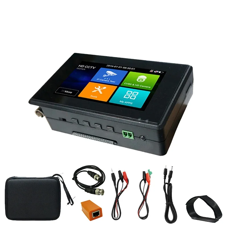 4K CCTV IP tester 5 IN 1 TVI AHD CVI Analog IP CCTV Camera Tester IPC1800plus 1080P Security Tester Monitor Video Audio Test PTZ
4K CCTV IP tester 5 IN 1 TVI AHD CVI Analog IP CCTV Camera Tester IPC1800plus 1080P Security Tester Monitor Video Audio Test PTZ