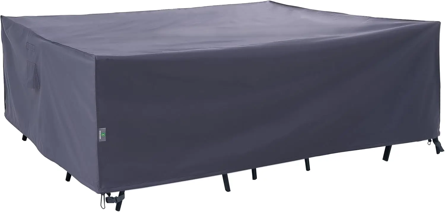Heavy Duty Waterproof Anti-UV Rip-stop Fabric Extra Large Patio Furniture Covers, Grey, 180x96x36 Inches
Heavy Duty Waterproof Anti-UV Rip-stop Fabric Extra Large Patio Furniture Covers, Grey, 180x96x36 Inches