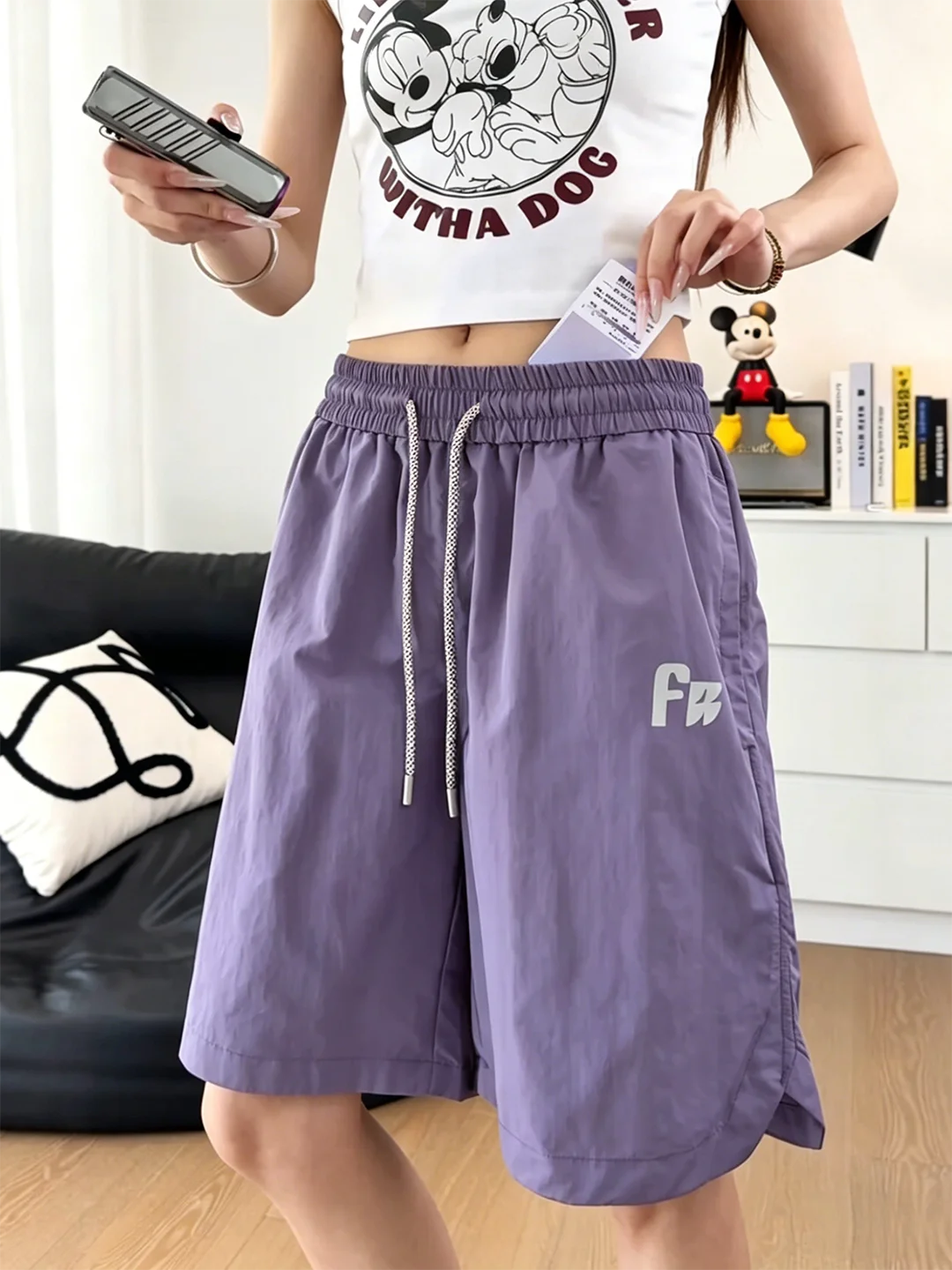 Dopamine Purple Quick Dry Five-Quarter Shorts Men's Summer Cycling Badminton Training Shorts Straight Leg Low Waist Casual ...
Dopamine Purple Quick Dry Five-Quarter Shorts Men's Summer Cycling Badminton Training Shorts Straight Leg Low Waist Casual ...