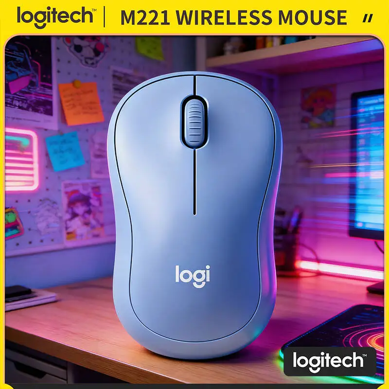 Бесшумная беспроводная мышь Logitech M221 — прецизионный оптический датчик, диапазон 10 м, легкий вес 75 г, аккумулятор 18 месяцев, USB-приемник
Бесшумная беспроводная мышь Logitech M221 — прецизионный оптический датчик, диапазон 10 м, легкий вес 75 г, аккумулятор 18 месяцев, USB-приемник