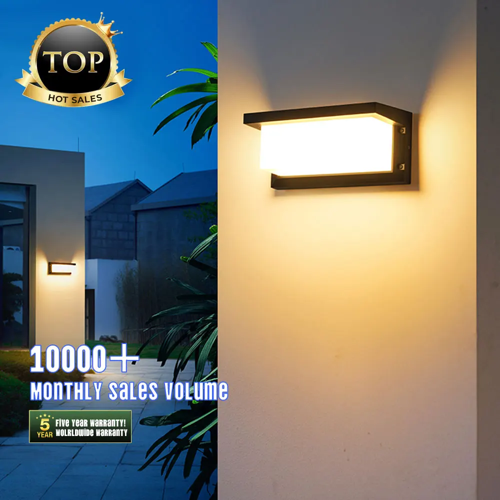 1/2PCS Simple Modern Indoor Outdoor IP65 Waterproof Wall Lights Aluminum 12w Led Wall Lamp for Home Garden Decorative Lighting
1/2PCS Simple Modern Indoor Outdoor IP65 Waterproof Wall Lights Aluminum 12w Led Wall Lamp for Home Garden Decorative Lighting