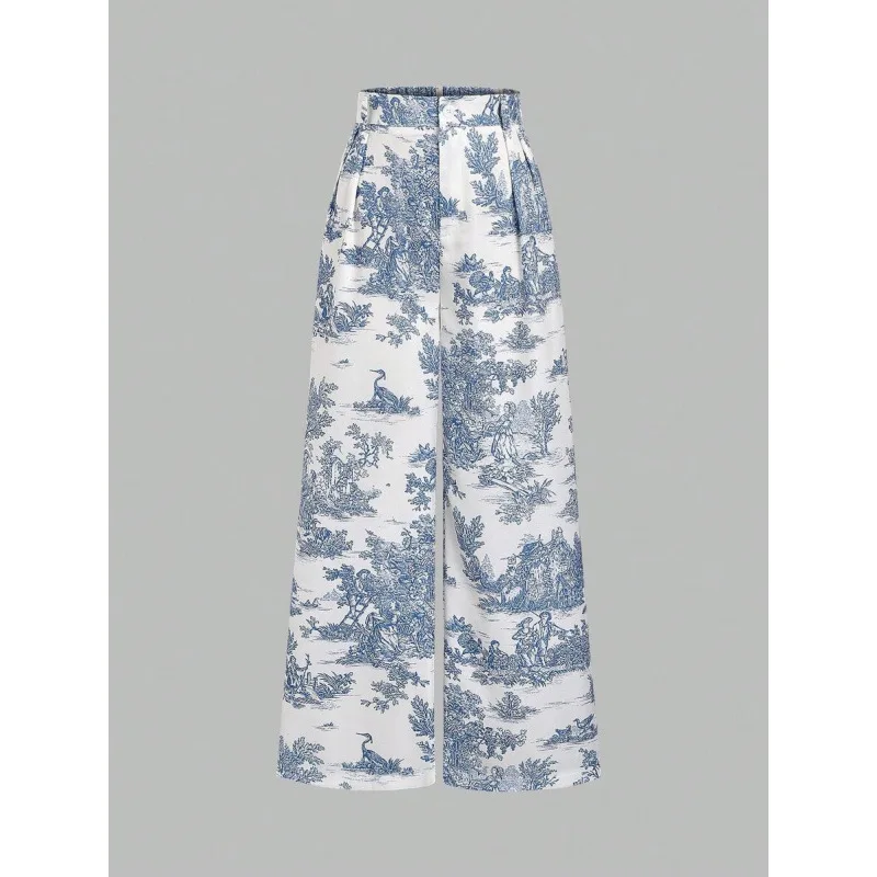 Loose Straight Leg Pants J 44443 Printed Casual Trousers for Women Comfortable Loose Fit Printed Design Neutral Style
Loose Straight Leg Pants J 44443 Printed Casual Trousers for Women Comfortable Loose Fit Printed Design Neutral Style