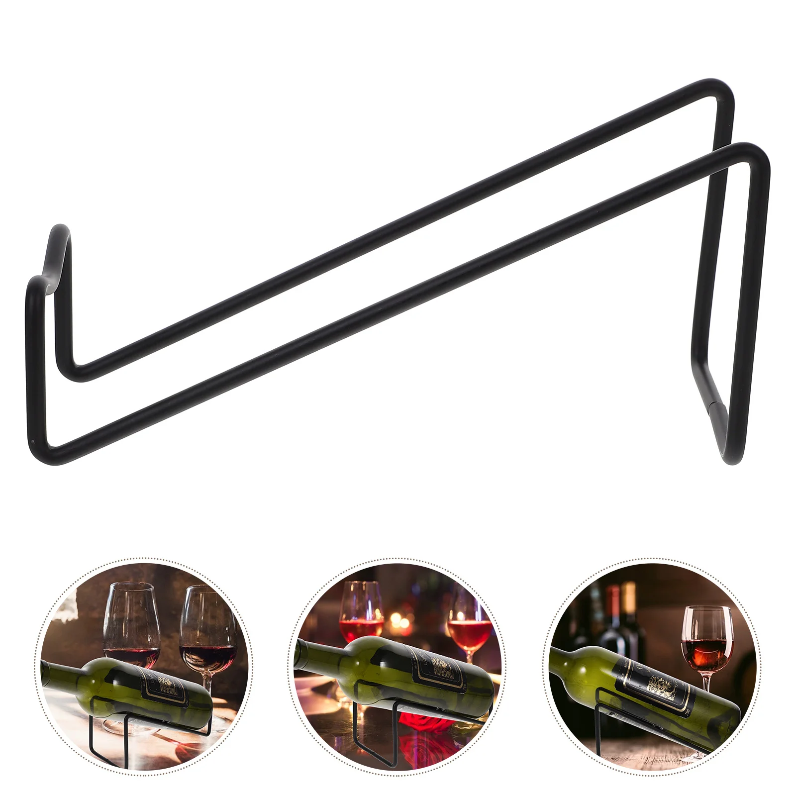 2 Pcs Shelf Rack Whiskey Bottle Holder Decorative Desktop Metal Holders Black Baby
2 Pcs Shelf Rack Whiskey Bottle Holder Decorative Desktop Metal Holders Black Baby