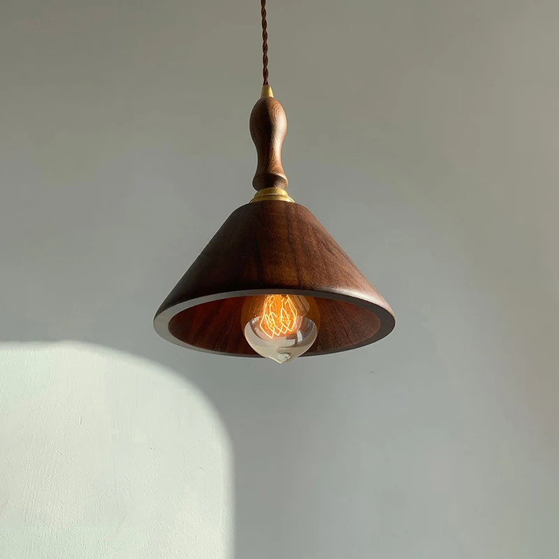 Nordic Wood lamp Glass Pendant Light Vintage Fixtures Home Lighting Bedroom Living Room bedside Copper Lamp Walnut wood Hanglamp
Nordic Wood lamp Glass Pendant Light Vintage Fixtures Home Lighting Bedroom Living Room bedside Copper Lamp Walnut wood Hanglamp
