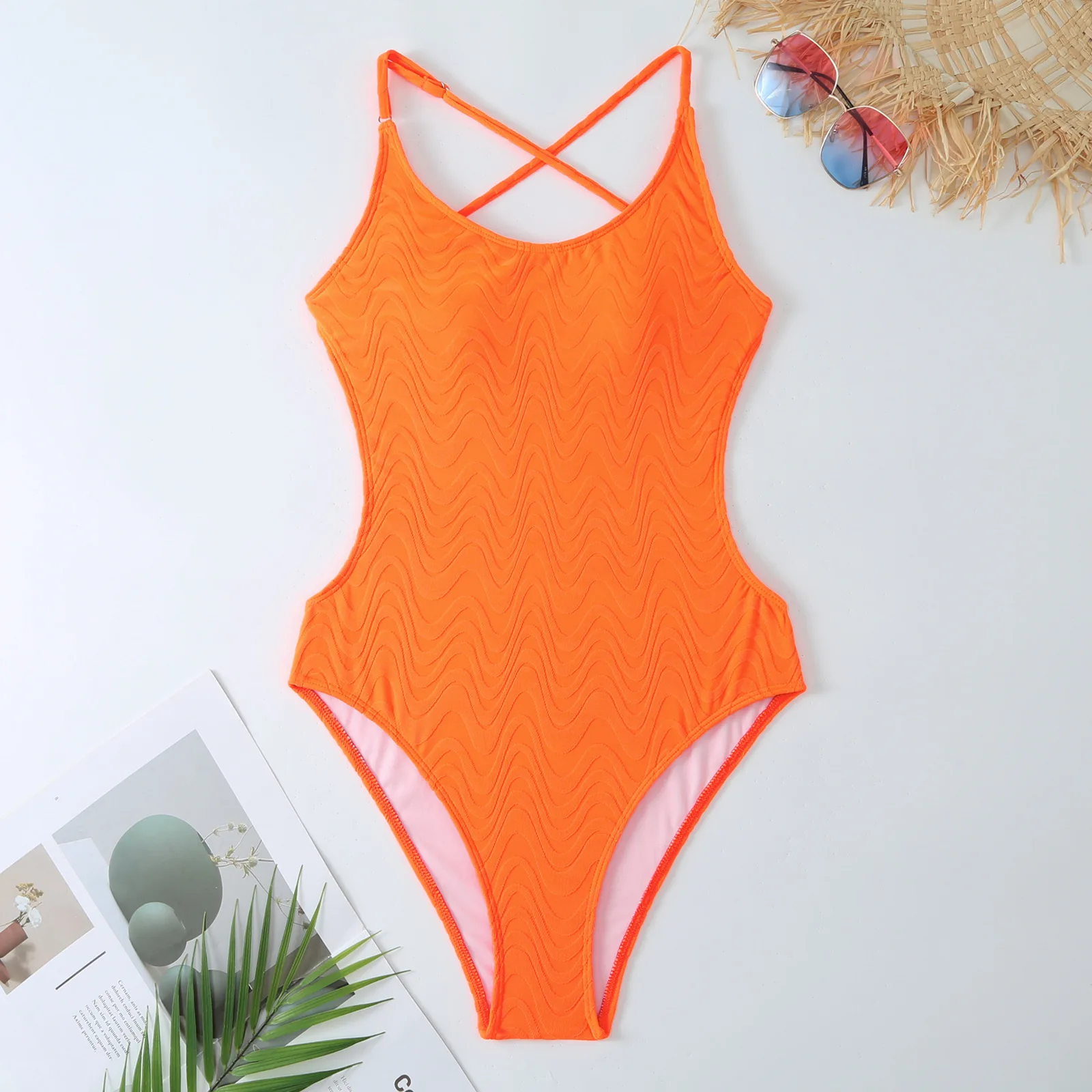 Orange One Piece Swimsuit Woman Backless Cross Back Swimwear Thong Beachwear Woman 2025 Bathing Suits Ladies Holiday Suit Summer
Orange One Piece Swimsuit Woman Backless Cross Back Swimwear Thong Beachwear Woman 2025 Bathing Suits Ladies Holiday Suit Summer