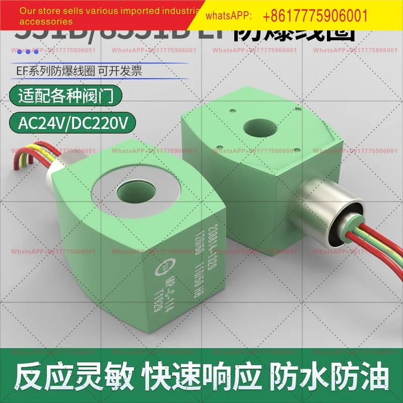 Explosion-proof solenoid valve coil 238614-058-D 276002-058-D MP-C-117 MP-C-089
Explosion-proof solenoid valve coil 238614-058-D 276002-058-D MP-C-117 MP-C-089