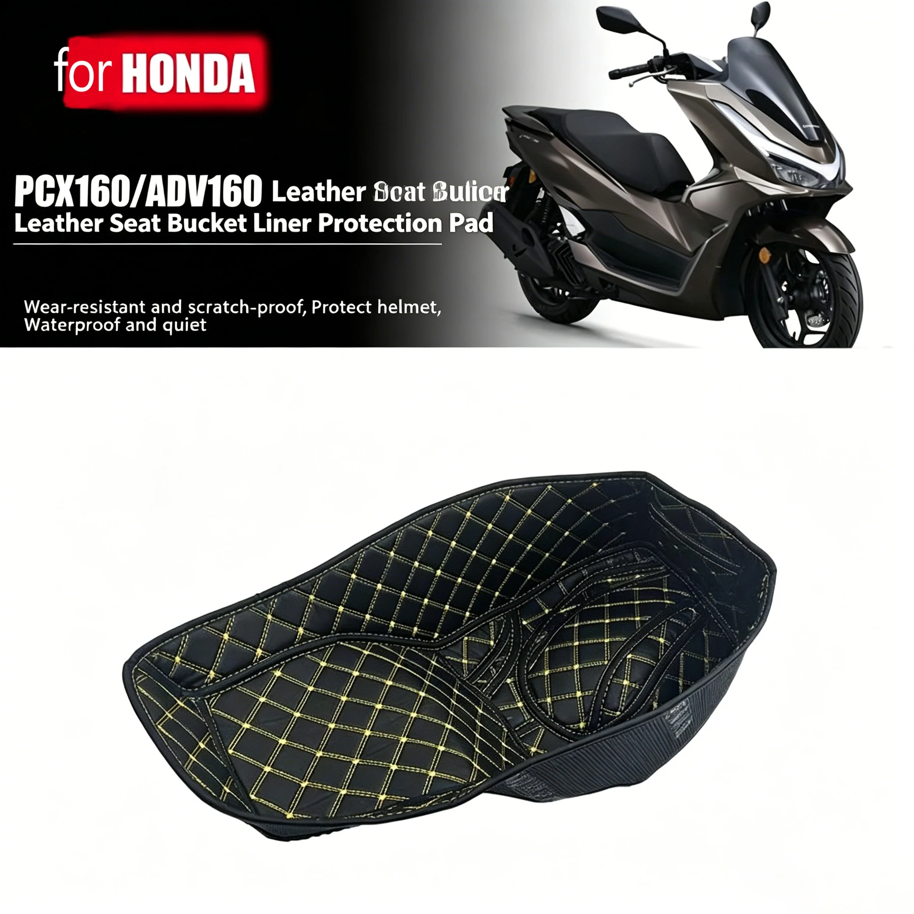 Protector Seat Storage Luggage Trunk Inner Pad PU Motorcycle FOR Honda PCX160/ADV160 Seat Compartment
Protector Seat Storage Luggage Trunk Inner Pad PU Motorcycle FOR Honda PCX160/ADV160 Seat Compartment