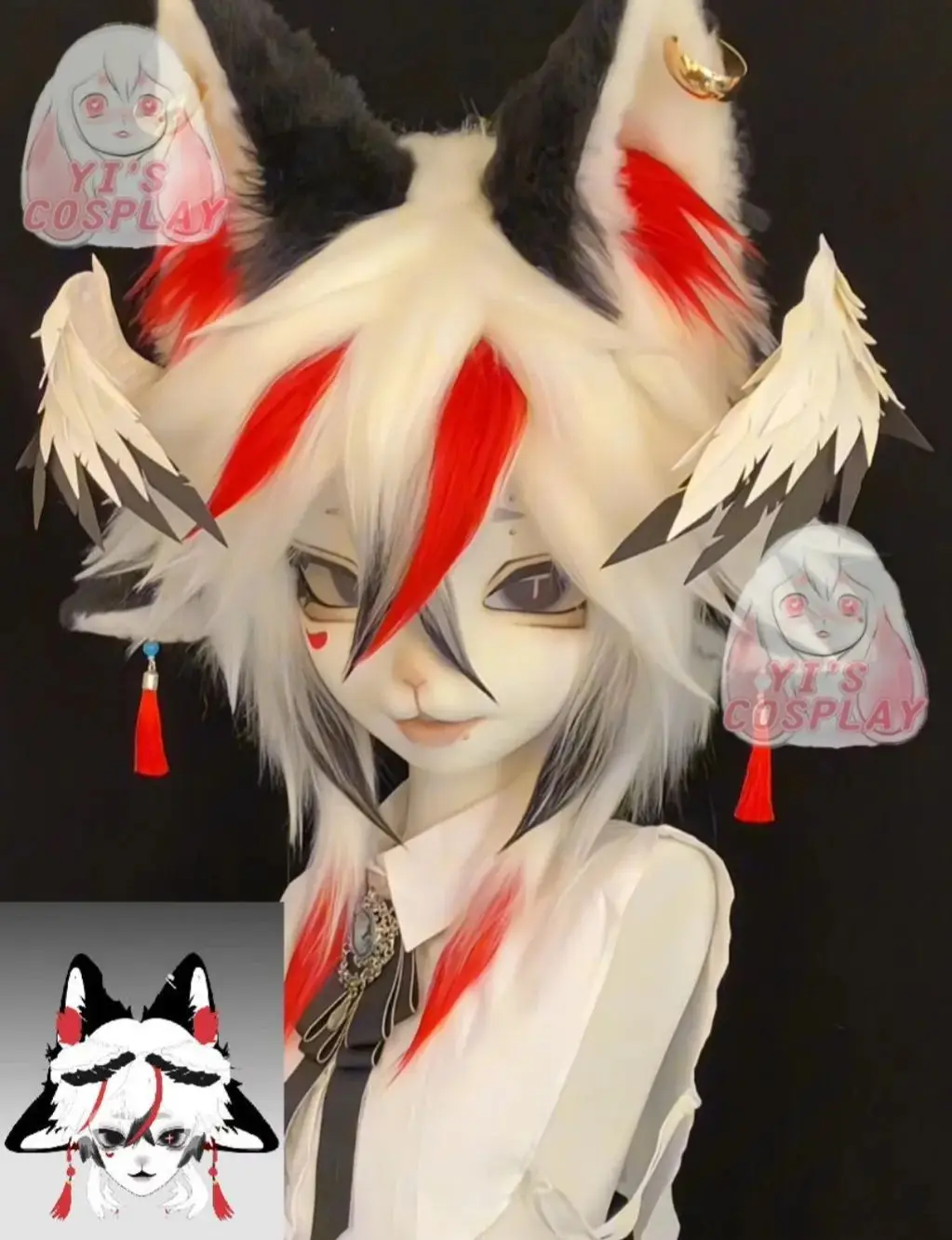 Customized Handmade Custom Fursuit head Furry Kigurumi Head Yis Cosplay Kemono Headsets Beast Customized Fursuit Kemono Head
Customized Handmade Custom Fursuit head Furry Kigurumi Head Yis Cosplay Kemono Headsets Beast Customized Fursuit Kemono Head