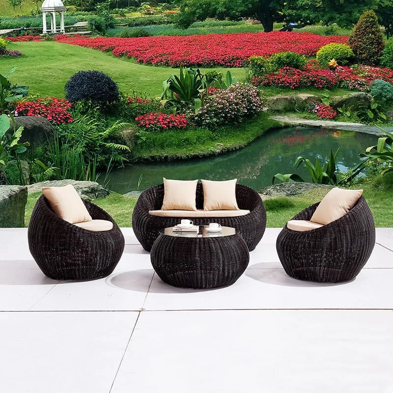 Balcony Outdoor Rattan Sofa Group Living Room Outdoor Leisure Patio Rattan Chair Small Sofa Garden Imitation Rattan Sofa
Balcony Outdoor Rattan Sofa Group Living Room Outdoor Leisure Patio Rattan Chair Small Sofa Garden Imitation Rattan Sofa