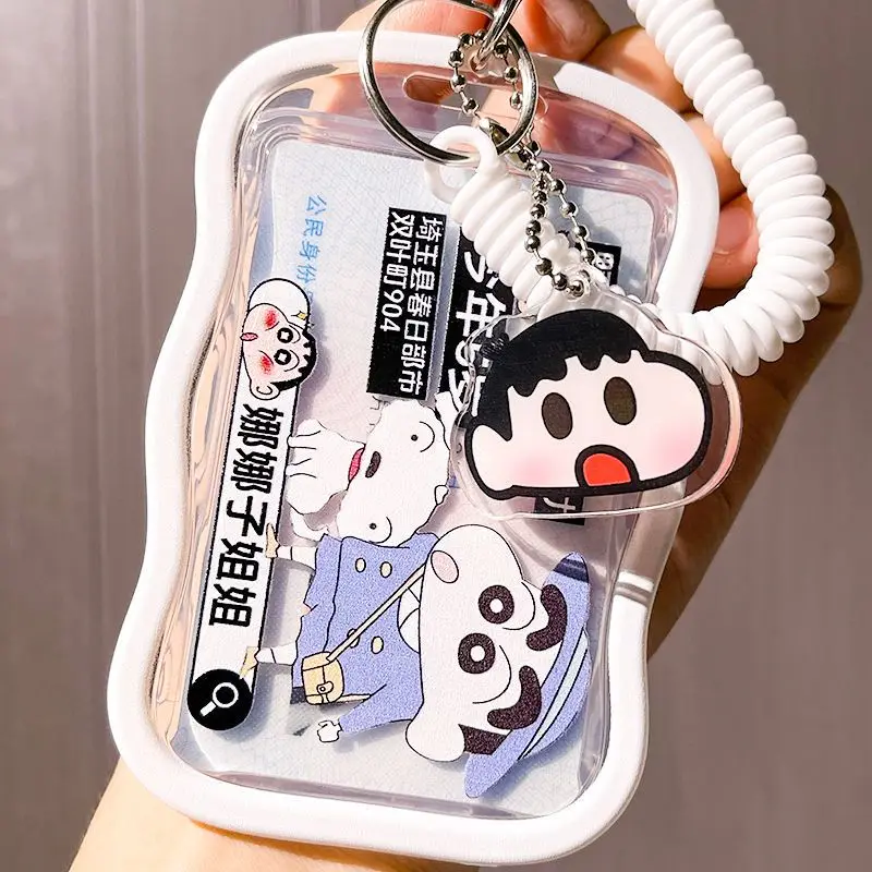 New Crayon Shin chan ID Card Student Sliding Bus Card Cover Cartoon Cute Campus Card Rice Card Protective Cover Gifts for Kids
New Crayon Shin chan ID Card Student Sliding Bus Card Cover Cartoon Cute Campus Card Rice Card Protective Cover Gifts for Kids
