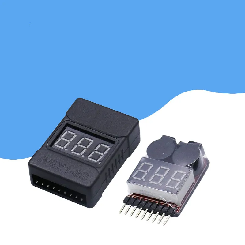 1-8S new 2-in-1 electric quantity display BB sounds Low voltage (adjustable) alarm buzzer electric display
1-8S new 2-in-1 electric quantity display BB sounds Low voltage (adjustable) alarm buzzer electric display