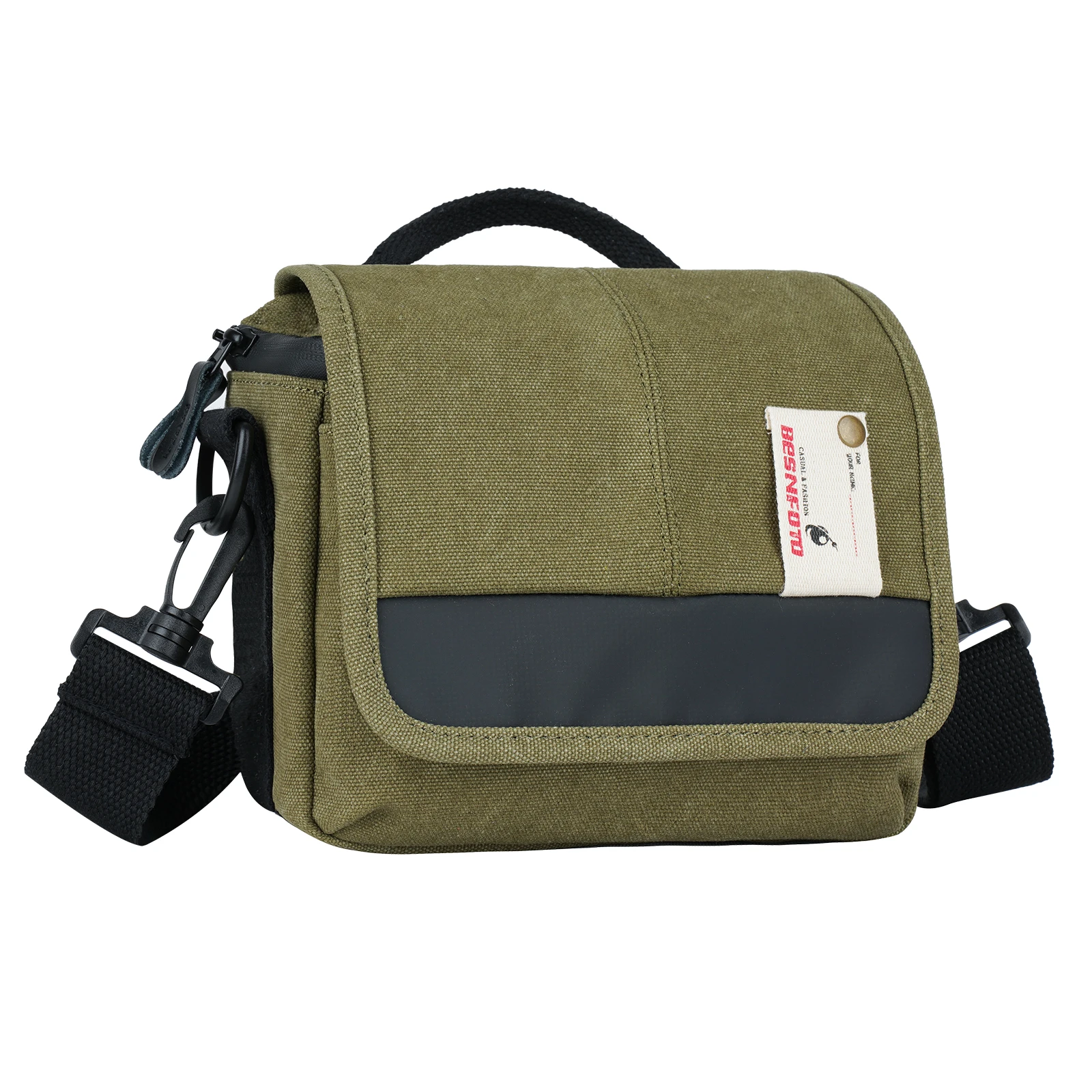 Water-Resistant Canvas Camera Bag for Mirrorless Cameras, Compact Unisex Shoulder Messenger Purse - Besnfoto
Water-Resistant Canvas Camera Bag for Mirrorless Cameras, Compact Unisex Shoulder Messenger Purse - Besnfoto