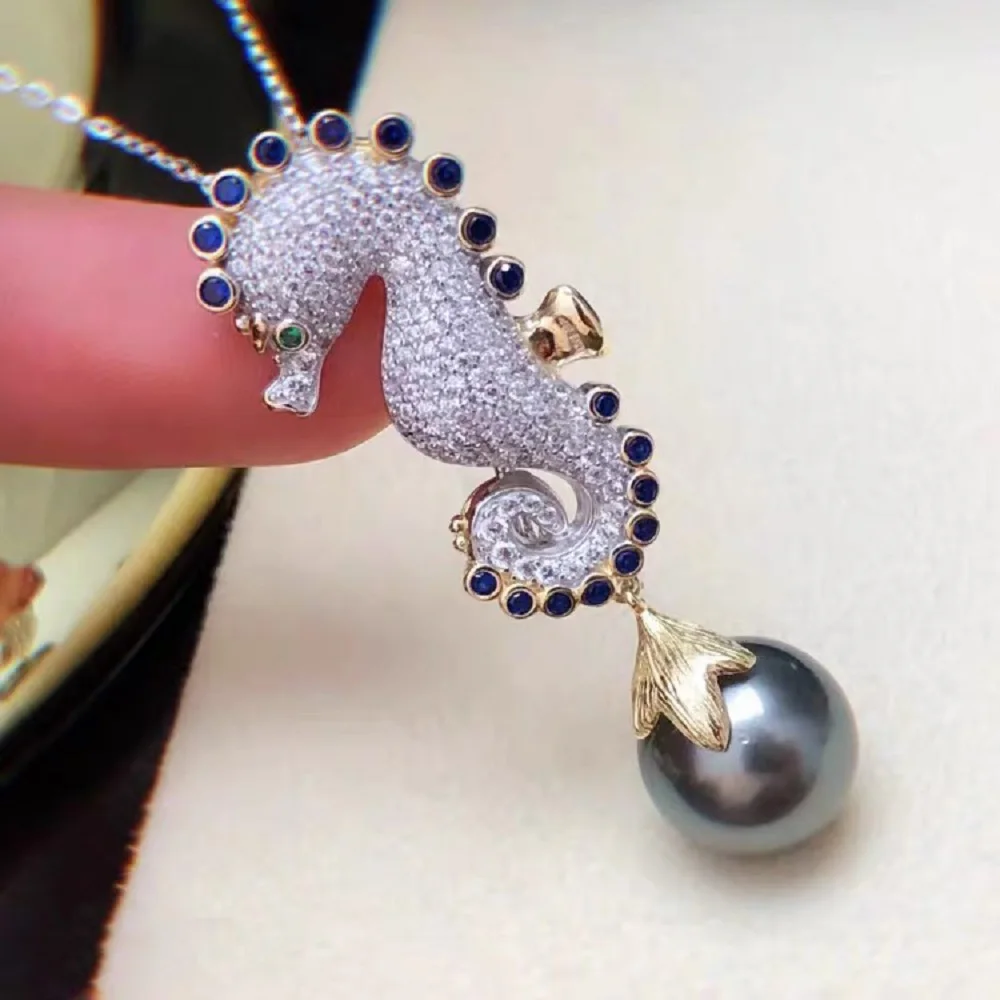 New Pearl Pendant AAAA+9-10mm Natural South Sea Round Pendant Pearl Necklace 925s18 inch Dual Use
New Pearl Pendant AAAA+9-10mm Natural South Sea Round Pendant Pearl Necklace 925s18 inch Dual Use