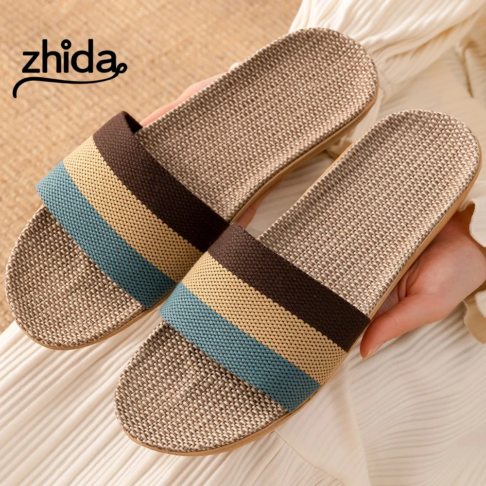 ZHIDA Platform Slippers Summer Women Slippers Anti-Slip Home Slippers Lightweight Shoes Women Indoor Linen Slippers Soft Shoes
ZHIDA Platform Slippers Summer Women Slippers Anti-Slip Home Slippers Lightweight Shoes Women Indoor Linen Slippers Soft Shoes