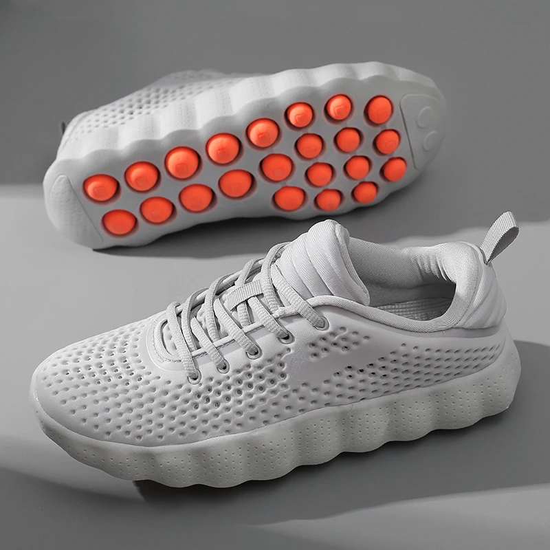 Men Comfortable Running Shoes Breathable Thick sole Non-slip Casual Sports Shoes Cushioning Outdoor Walking Sneakers For Woman
Men Comfortable Running Shoes Breathable Thick sole Non-slip Casual Sports Shoes Cushioning Outdoor Walking Sneakers For Woman