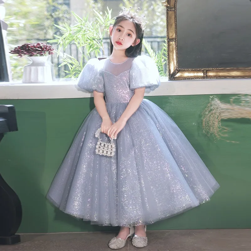 French Style Girls Evening Dress Senior Children's Day Birthday Party Princess Dress Children's 61 Host Costume for Piano Perfor
French Style Girls Evening Dress Senior Children's Day Birthday Party Princess Dress Children's 61 Host Costume for Piano Perfor