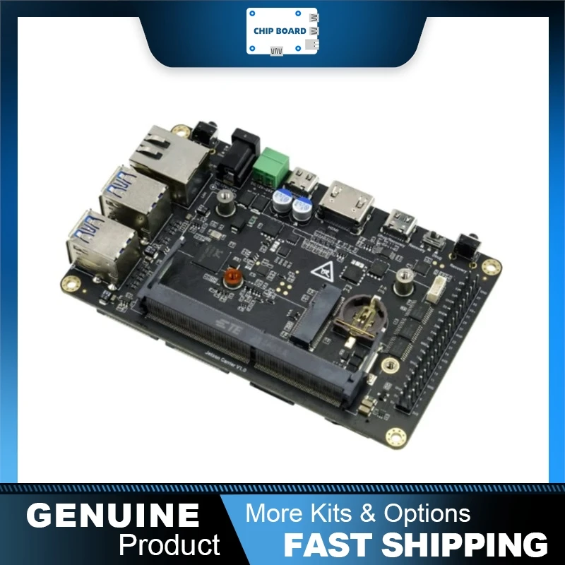 DFRobot Jetson Nano/Xavier NX Carrier Board, Edge AI Expansion with USB 3.0, GPIO, M.2 NVMe
DFRobot Jetson Nano/Xavier NX Carrier Board, Edge AI Expansion with USB 3.0, GPIO, M.2 NVMe
