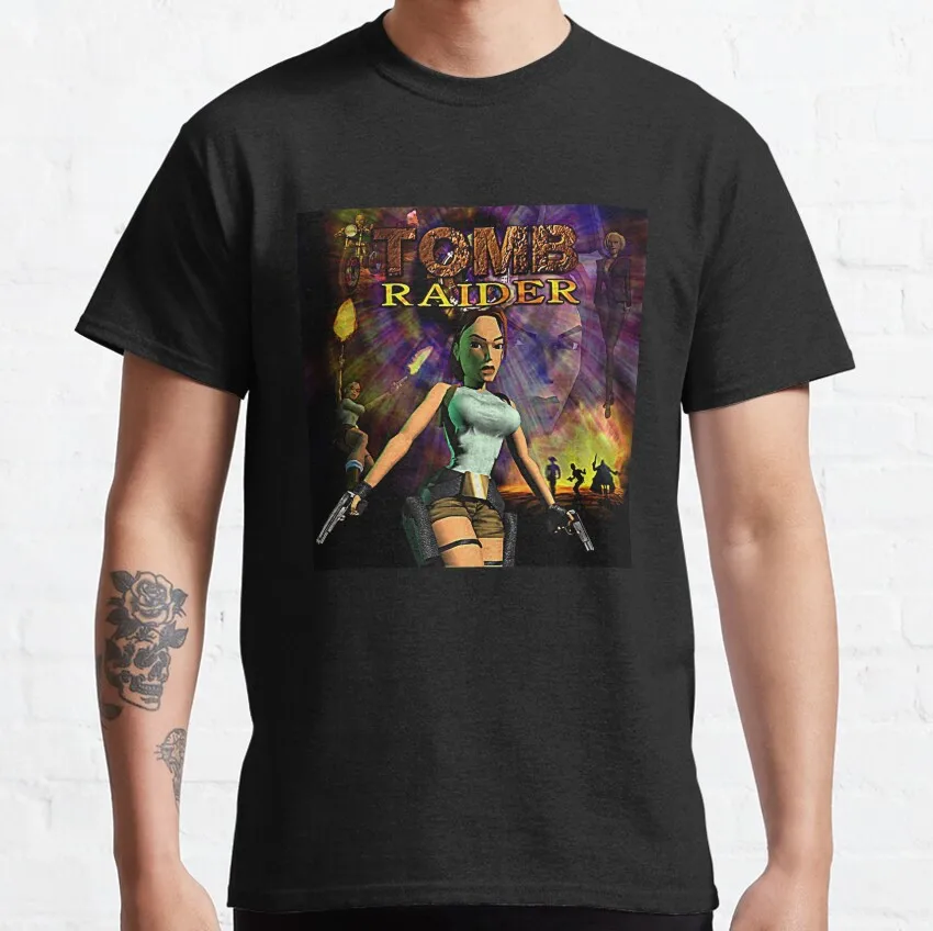 Tomb Raider Retro Video Game Cover T Shirt rise of the tomb raider 90s video game gift clothing 100% cotton printed tee
Tomb Raider Retro Video Game Cover T Shirt rise of the tomb raider 90s video game gift clothing 100% cotton printed tee