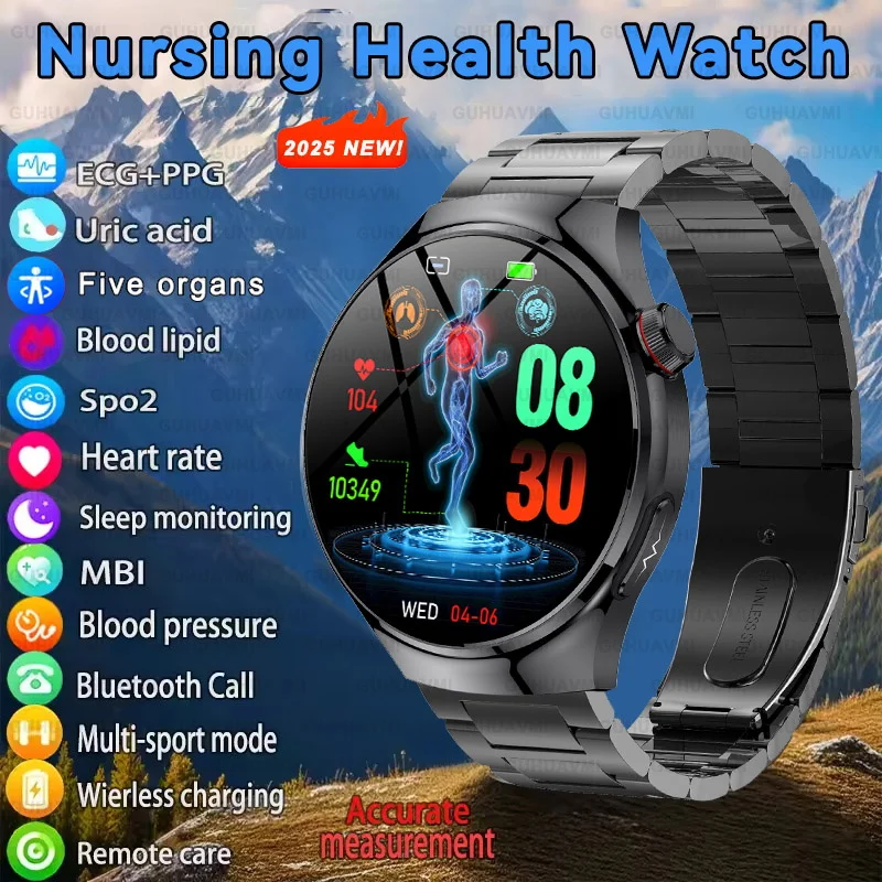 ForHUAWEI Five organ examinatio Health Smartwatch ECG+PPG Uric Acid Smart Health Blood Lipid Blood Pressur SportsWatch 2025 NEW
ForHUAWEI Five organ examinatio Health Smartwatch ECG+PPG Uric Acid Smart Health Blood Lipid Blood Pressur SportsWatch 2025 NEW