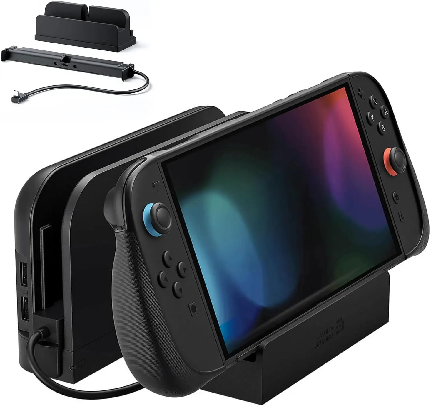 JSAUX Extender Cable with Stand for Switch 2 Dock, 35cm USB C Extension Cable, Fast Charging&10Gbps Data, 4K@60Hz Video Output
JSAUX Extender Cable with Stand for Switch 2 Dock, 35cm USB C Extension Cable, Fast Charging&10Gbps Data, 4K@60Hz Video Output