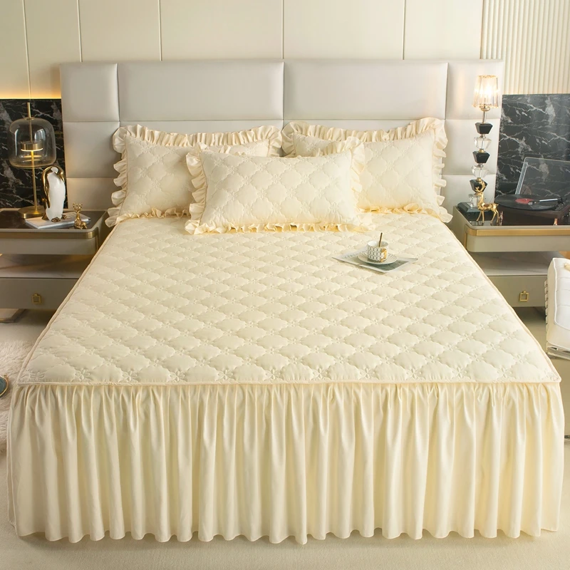 Solid Color Skin friendly Matte Clip Cotton Bed Skirt Korean Version Mattress Protective Cover Dustproof
Solid Color Skin friendly Matte Clip Cotton Bed Skirt Korean Version Mattress Protective Cover Dustproof