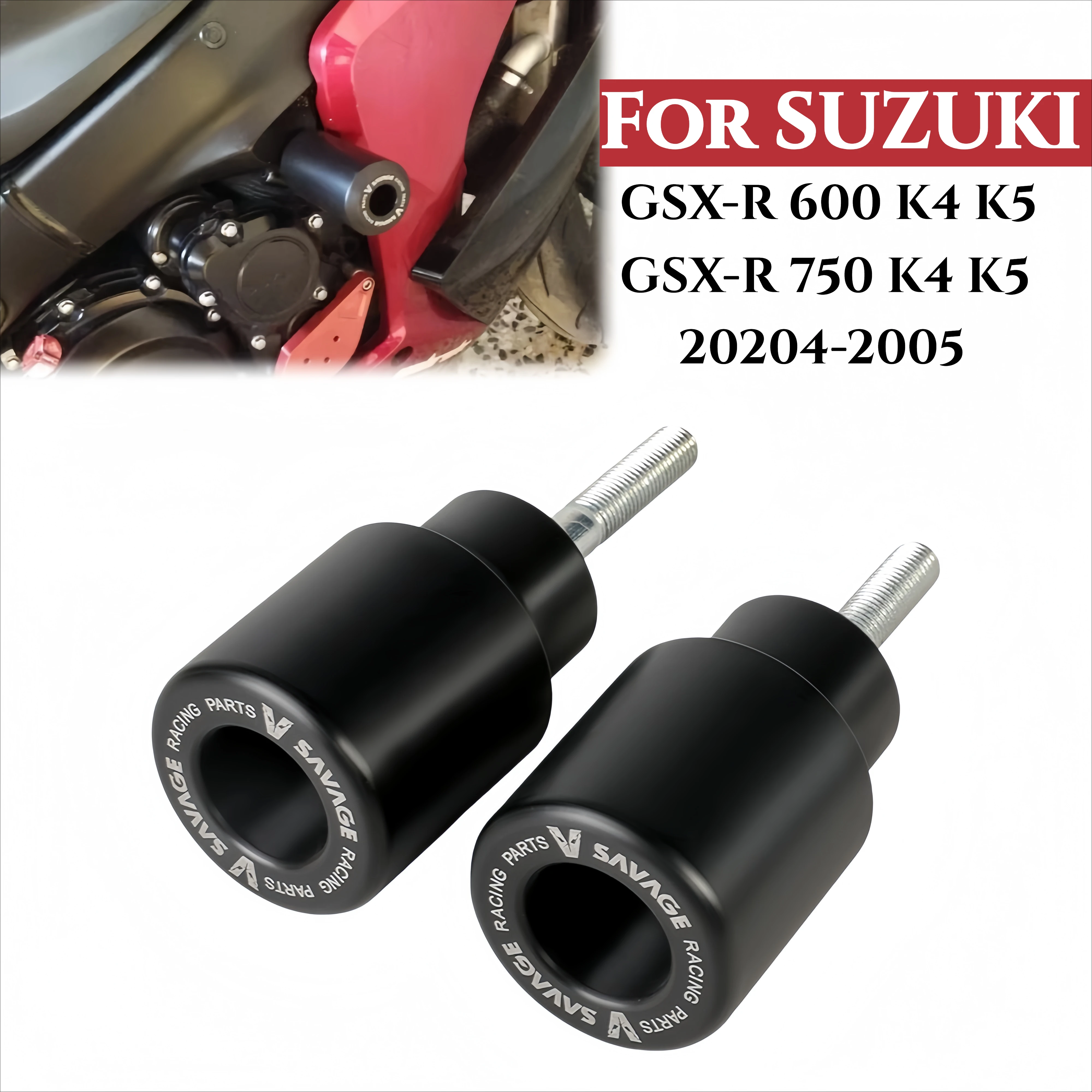 For SUZUKI GSX-R 600 750 K4 K5 2004-2005 Motorcycle Engine Crash Fairing Guard Protection Frame Slider Protector GSXR600 GSXR750
For SUZUKI GSX-R 600 750 K4 K5 2004-2005 Motorcycle Engine Crash Fairing Guard Protection Frame Slider Protector GSXR600 GSXR750