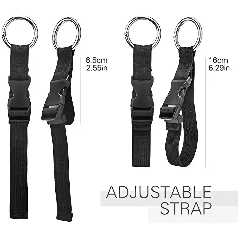 Holiday Travel Portable Black Nylon Suitcase Hanging Bag With Zinc Alloy Hiking Buckle Strap And External Hook Strap 
Holiday Travel Portable Black Nylon Suitcase Hanging Bag With Zinc Alloy Hiking Buckle Strap And External Hook Strap