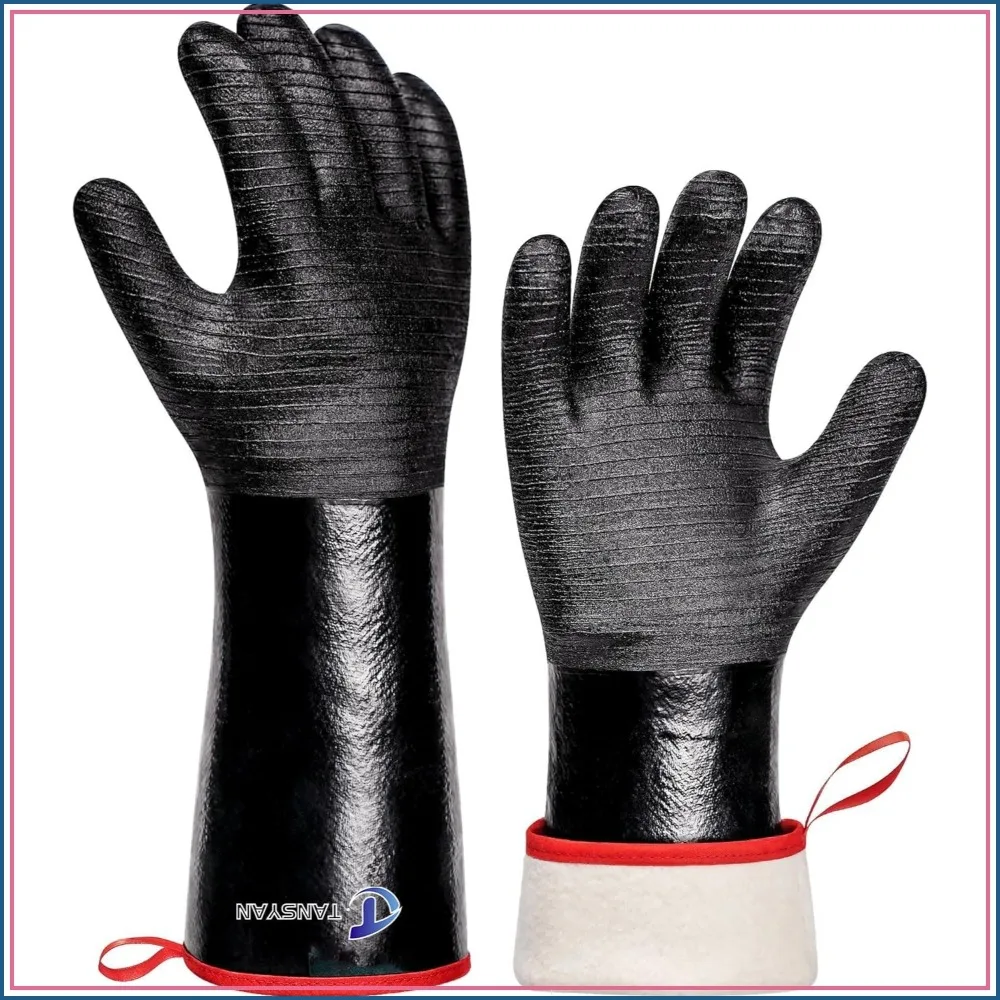 932°F Extreme Heat Resistant Gloves for Grill BBQ, Waterproof Long Sleeve Pit Gloves for Fryer, Baking, Oven, Smoker, Fireproof, Oil Resistant Neoprene Coating (14-Inch)
932°F Extreme Heat Resistant Gloves for Grill BBQ, Waterproof Long Sleeve Pit Gloves for Fryer, Baking, Oven, Smoker, Fireproof, Oil Resistant Neoprene Coating (14-Inch)