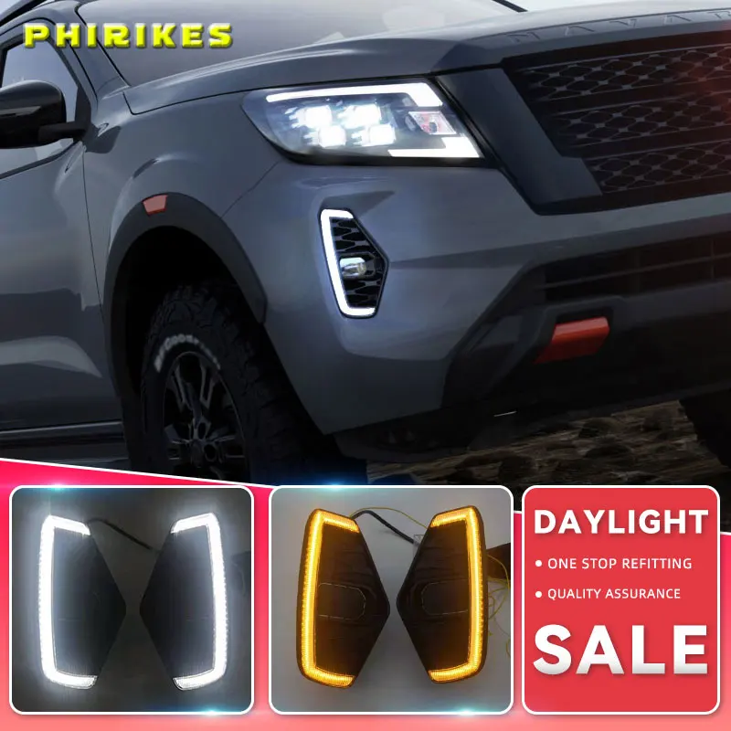 2PCS LED DRL Fog Lights for Nissan NAVARA NP300 2021 Fog Light Fog Lamp Cover Daytime Running Light turn signal
2PCS LED DRL Fog Lights for Nissan NAVARA NP300 2021 Fog Light Fog Lamp Cover Daytime Running Light turn signal