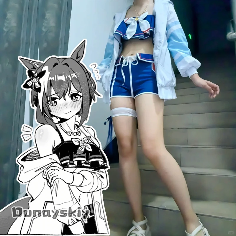 Game Pretty Derby Cheval Grand Swimming Suits Cosplay Costume Women Cute Summer Swimming Suits Halloween Carnival Party Uniforms
Game Pretty Derby Cheval Grand Swimming Suits Cosplay Costume Women Cute Summer Swimming Suits Halloween Carnival Party Uniforms