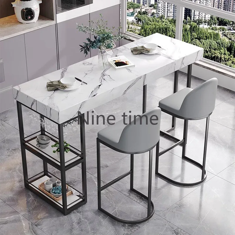 Bistro Industrial Bar Table Long Nightclub Modern Minimalist Bar Counter Table Kitchen Coffee Muebles De Cocina Lounge Furniture
Bistro Industrial Bar Table Long Nightclub Modern Minimalist Bar Counter Table Kitchen Coffee Muebles De Cocina Lounge Furniture