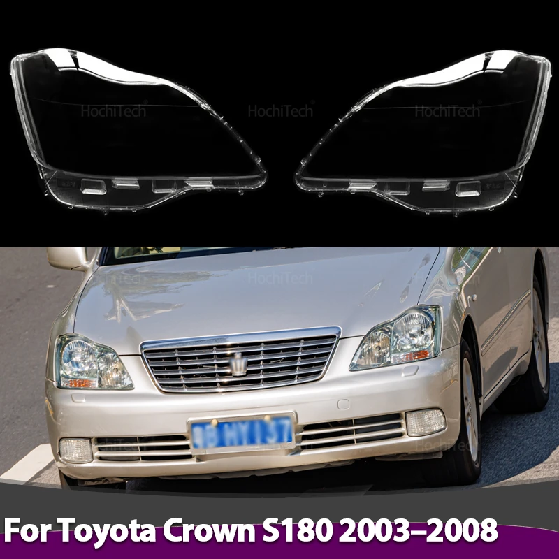 2 Pair Front Headlight Lens Cover for Toyota Crown S180 2003-2008 Clear Headlamp Cover Transparent Lampshade Lamp Hood Shell
2 Pair Front Headlight Lens Cover for Toyota Crown S180 2003-2008 Clear Headlamp Cover Transparent Lampshade Lamp Hood Shell