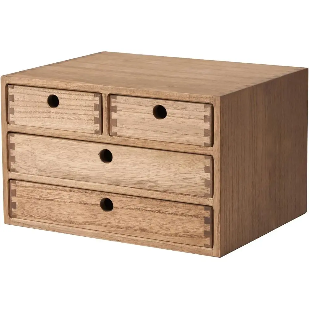 3-Layer & 4-Drawer Wooden Desk Storage Cabinet with Mail Sorter, Brown
3-Layer & 4-Drawer Wooden Desk Storage Cabinet with Mail Sorter, Brown