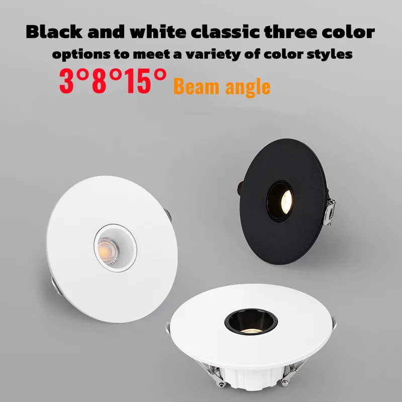 LED ultra-thin spot light small Angle 3°8°15° Embedded anti-glare downlight Living room Wine cabinet Dining table Study Museum
LED ultra-thin spot light small Angle 3°8°15° Embedded anti-glare downlight Living room Wine cabinet Dining table Study Museum