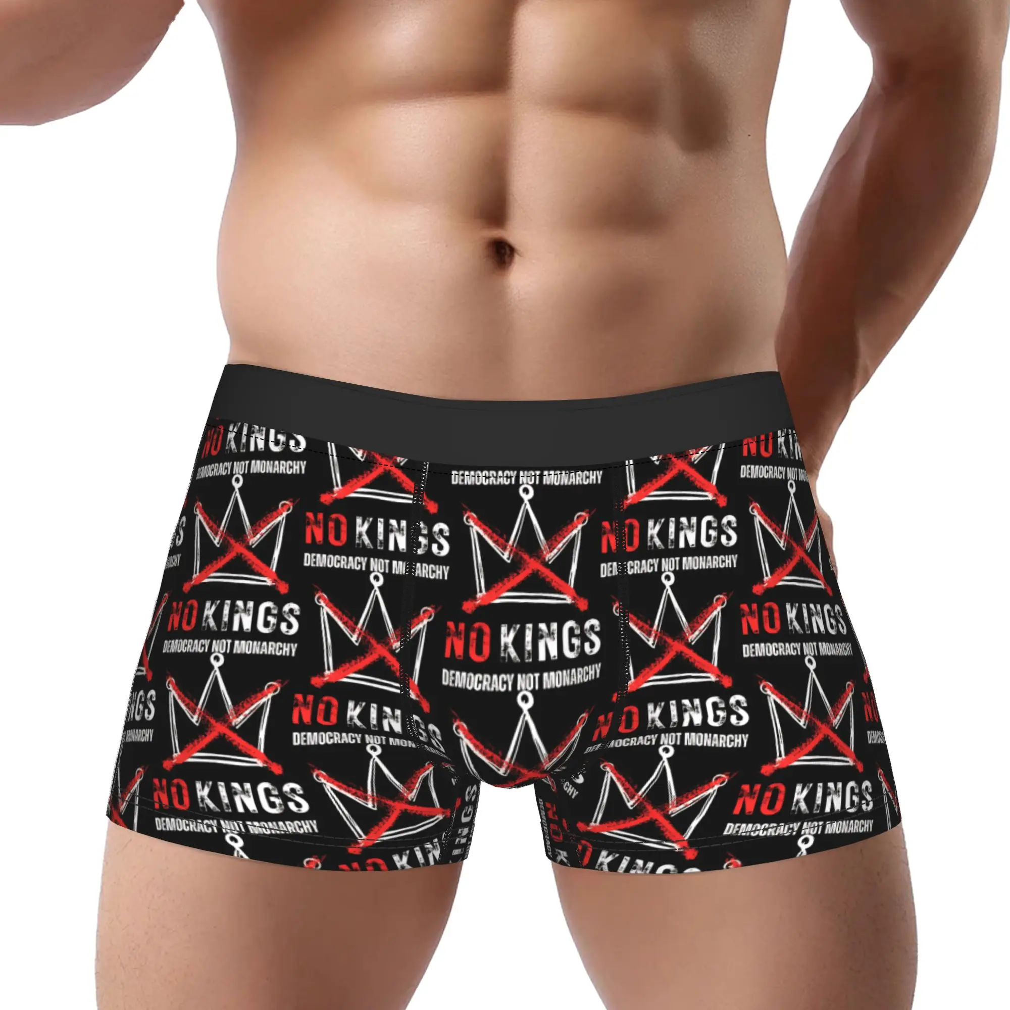 Democracy Not Monarchy Peaceful Protest No King Underpants Homme Panties Man Underwear Ventilate Shorts Boxer Briefs
Democracy Not Monarchy Peaceful Protest No King Underpants Homme Panties Man Underwear Ventilate Shorts Boxer Briefs