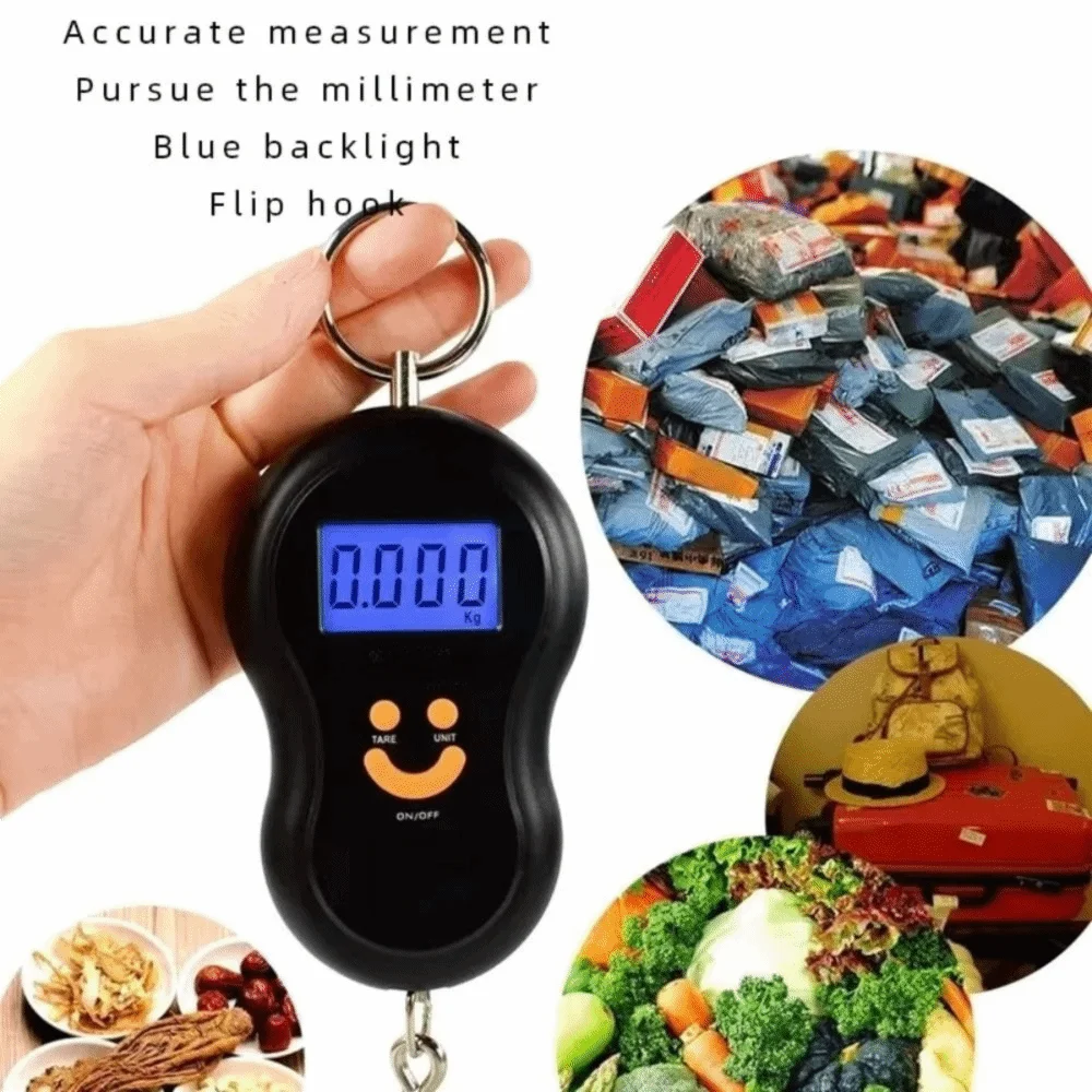 High Quality LCD Scale Electronic Hanging Scale 50Kg Capacity Portable Digital Scale Luggage Scale Kitchen Use
High Quality LCD Scale Electronic Hanging Scale 50Kg Capacity Portable Digital Scale Luggage Scale Kitchen Use