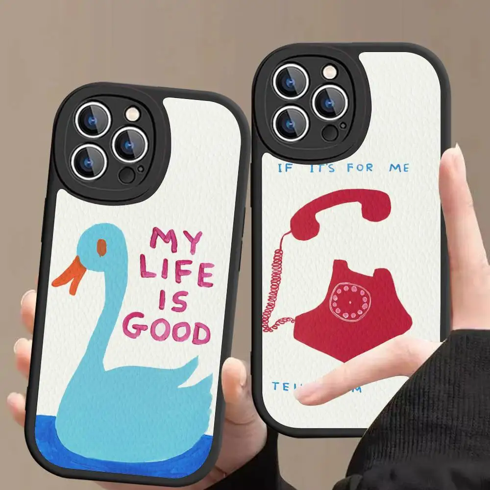 D-david S-shrigley Art Canvas Prints Phone Case Hard Leather For IPhone 16 15 14 13 12 Mini 11 14 Pro Max Xs X Xr Plus Fundas
D-david S-shrigley Art Canvas Prints Phone Case Hard Leather For IPhone 16 15 14 13 12 Mini 11 14 Pro Max Xs X Xr Plus Fundas