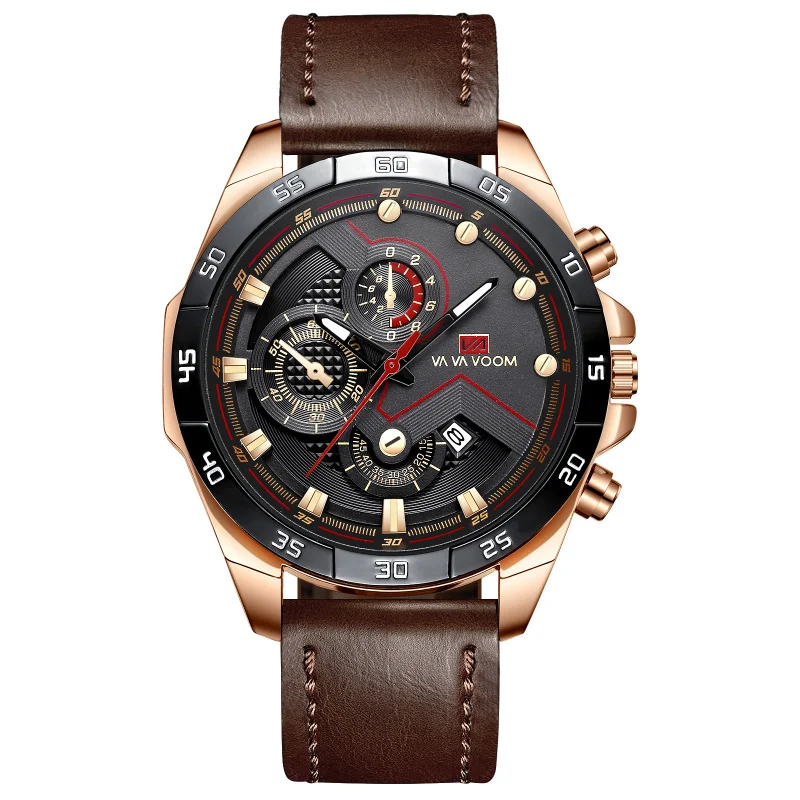 Fashionable European and American Leisure Waterproof Watch Calendar Men's Steel Band Quartz Watch Trend
Fashionable European and American Leisure Waterproof Watch Calendar Men's Steel Band Quartz Watch Trend