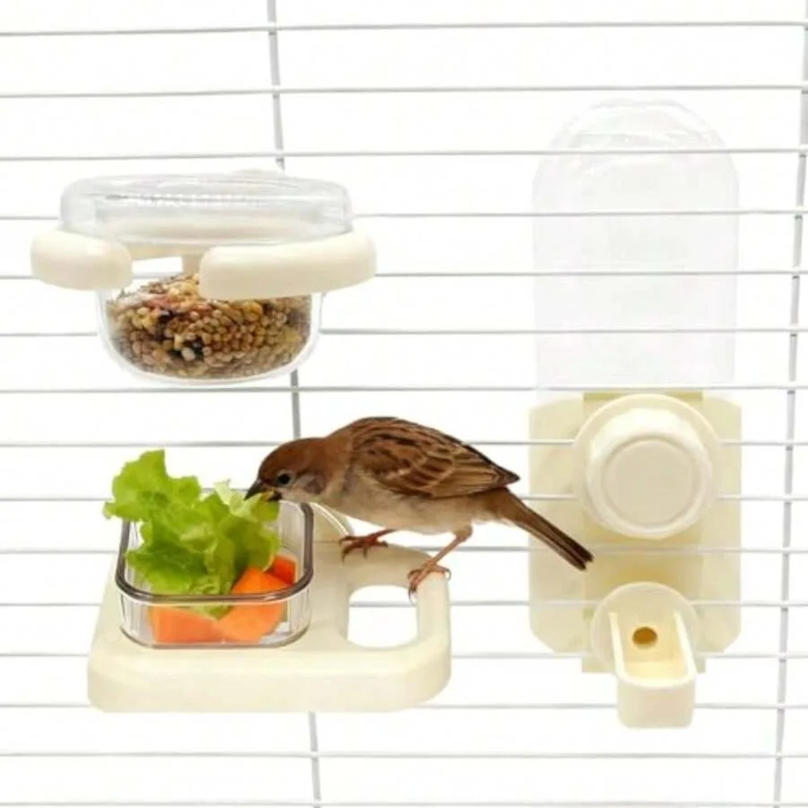 【New Arrival】Hanging Bird Feeder & Water Dispenser Set, Cage Accessories with Transparent Bowls & Base for Birds
【New Arrival】Hanging Bird Feeder & Water Dispenser Set, Cage Accessories with Transparent Bowls & Base for Birds