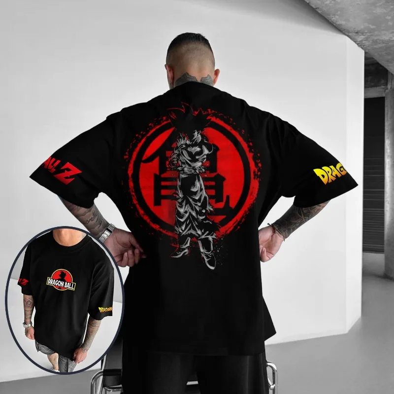 Мужская футболка Dragon Ball Z с 3D принтом в стиле аниме Гоку, футболка с рисунком персонажа, красный дизайн кандзи, круг и брызги, элемент для моды
Мужская футболка Dragon Ball Z с 3D принтом в стиле аниме Гоку, футболка с рисунком персонажа, красный дизайн кандзи, круг и брызги, элемент для моды